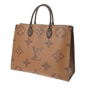 Louis Vuitton Brown Monogram Handbag Giant the On Tote Canvas Go